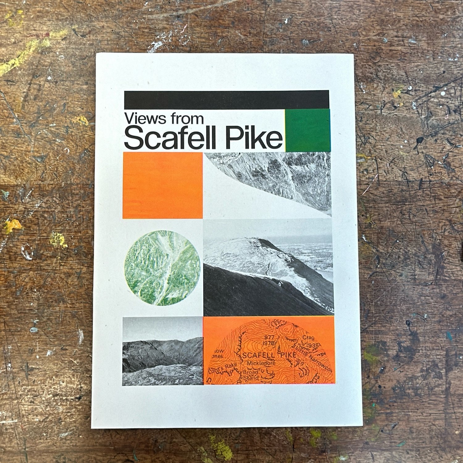 A3 Scafell Riso Print 