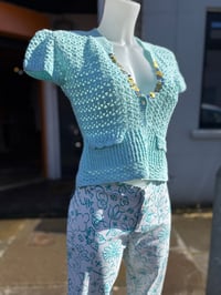 Image 3 of Moschino floral straight jeans 12