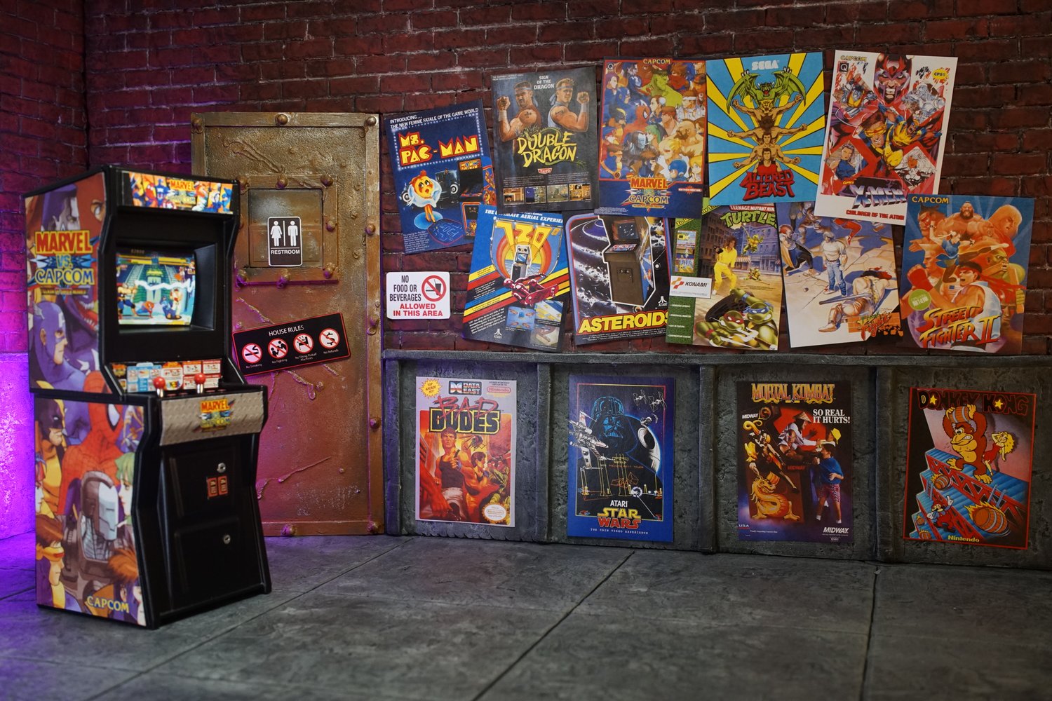 Arcade Poster Diorama Prop | Shelf Presents