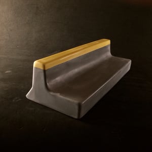Image of Wired Ramps Jersey Ledge (Dark Grey and Yellow Stone, not paint)