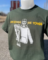 Image 2 of Forest Green “Bucketmouth” Tee