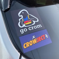 Go Crom & Crowject Sticker 3 PACK