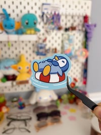 Image 1 of floating piplup vinyl sticker