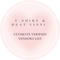 Image 1 of T-Shirt/ Heat Transfer Vinyl Vendor List!