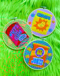 Image 2 of Fictional Food Embroidery Hoops- 6” 