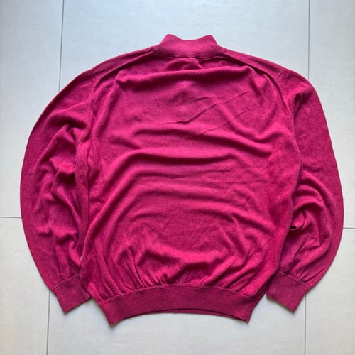 Image of 2000s Burberry London 1/4 Zip Up Sweatshirt, Size Large