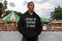 Image 2 of Going to Therapy is Dope — Wellness Hoodie