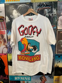 90s Goofy About Bowling Tshirt XL