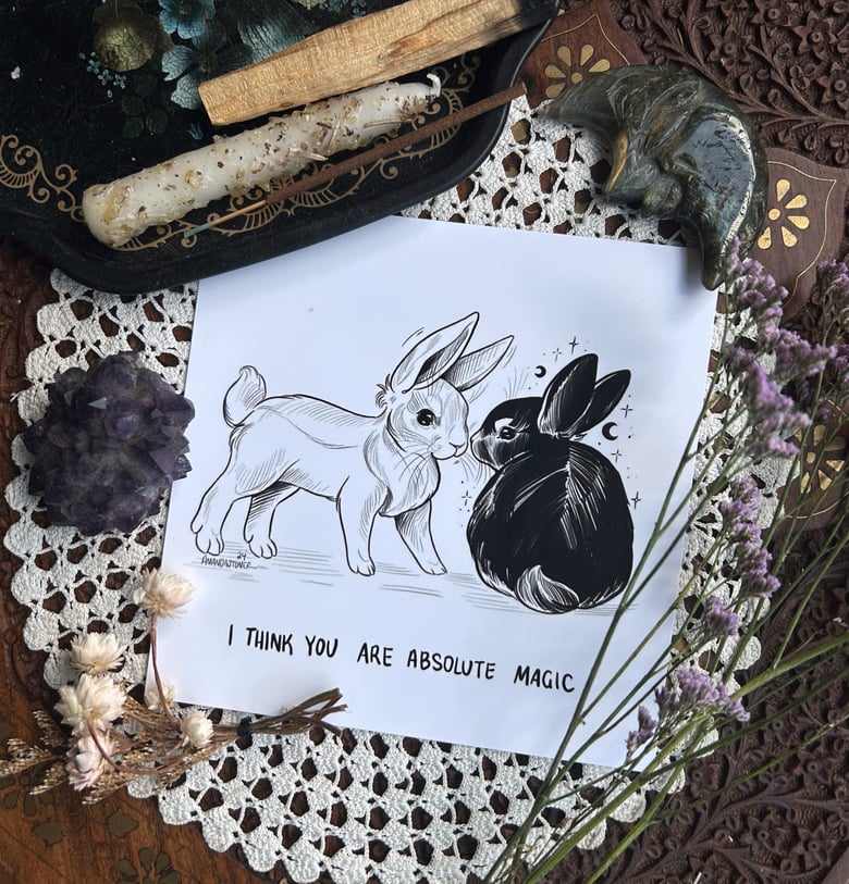 Image of YOURE MAGIC AFFIRMATION PRINT 