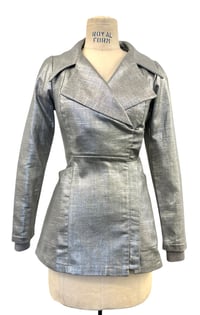 Image 1 of Francois Welsby Jacket – Metallic Coated linen/cotton