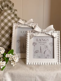 Image 2 of White Bow Frames ( 2 sizes )