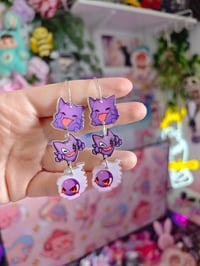 Image 1 of Pendientes evolución gengar, haunted y gastly