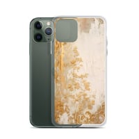 Image 5 of White and Gold Tattered Texture Goth Lolita Kawaii Baroque Clear Case for iPhone®