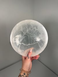 Image 1 of XL ROUND SATIN SPAR BOWLS