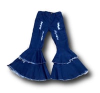 Denim Flare Pants