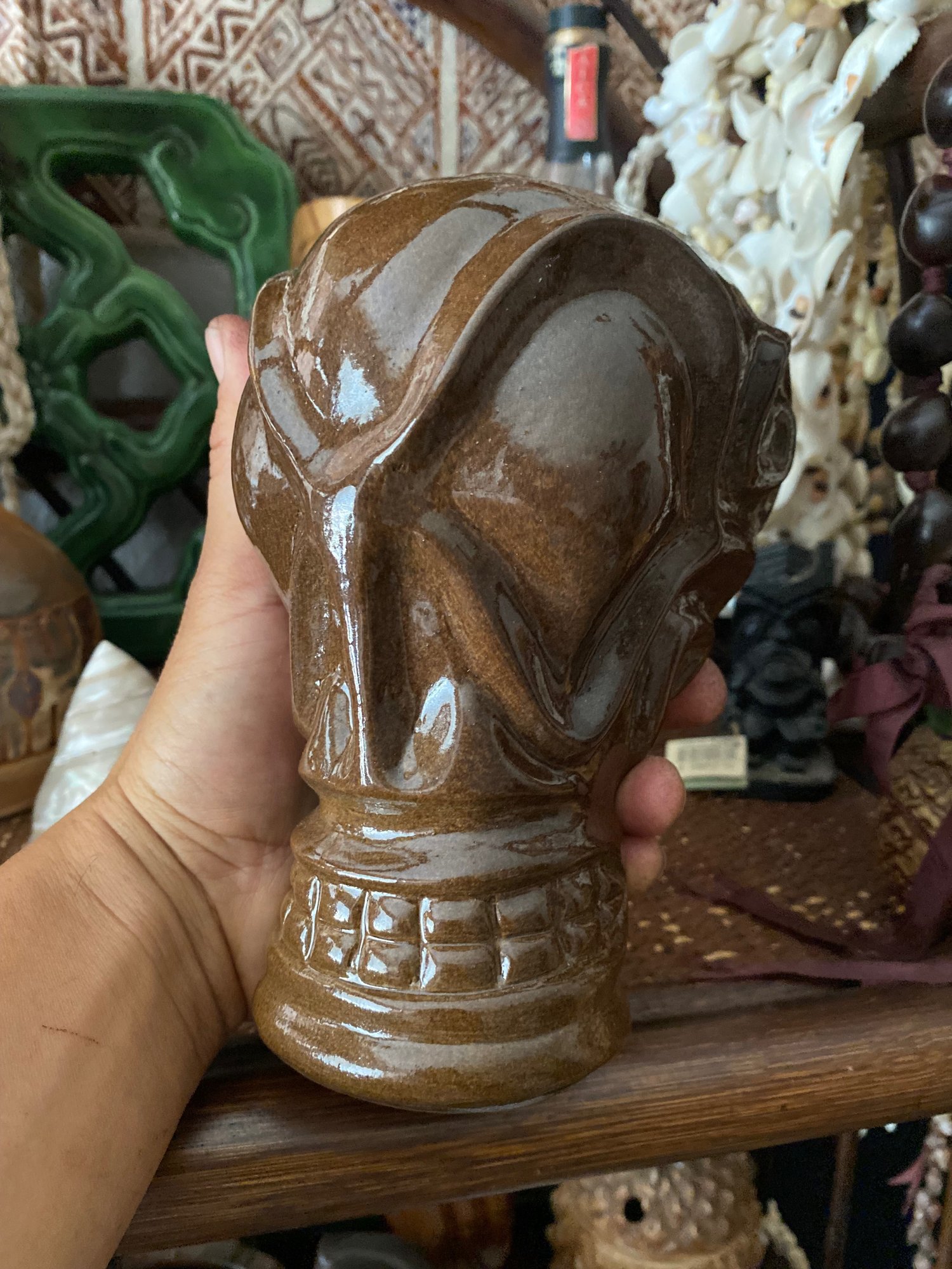 Image of Classic Marquesan Mug - 20 oz - Glossy Brown (a) - US Shipping Included 