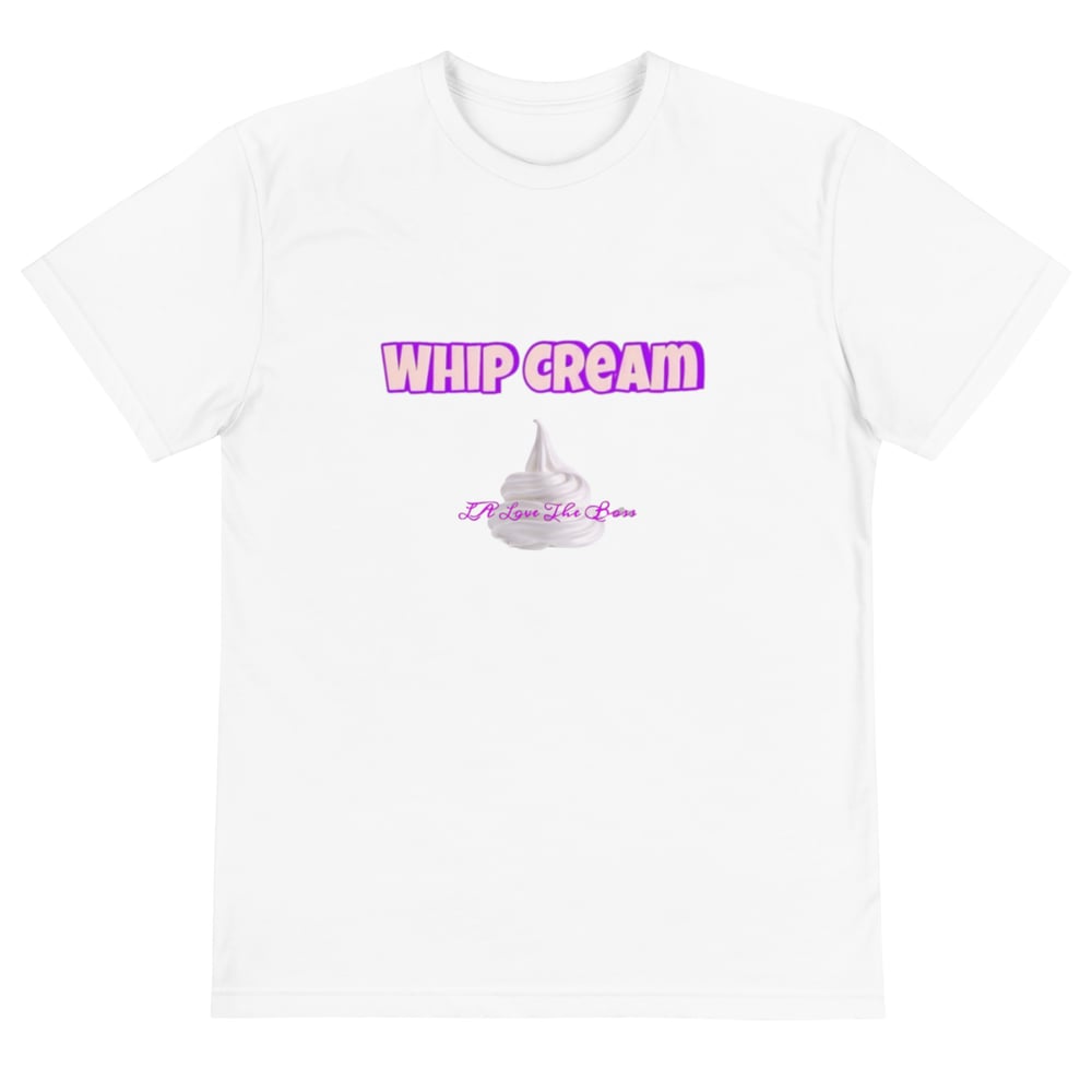 Image of  Sustainable  Whip Cream T-Shirt