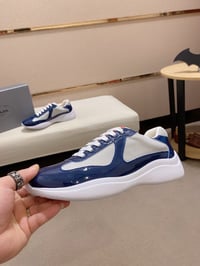 Image 3 of Dark Blue P Sneakers