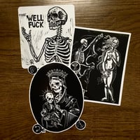 Image 2 of DeadArt sticker trios (4 sets)