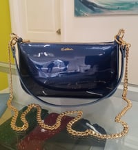 Patent leather shoulder/crossbody bag  