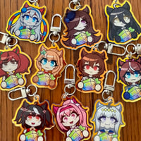 (IN STOCK) Umamusume 2in Carat Acrylic Keychains