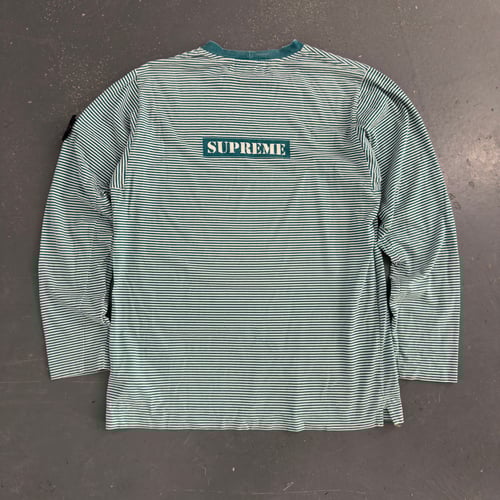 Image of SS 2016 Stone Island x Supreme long sleeve top, size medium