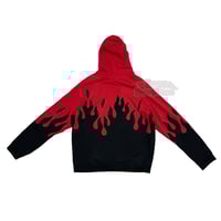 Image 3 of (L) Nike Hoodie Flame Red Black Series “Abar” 562