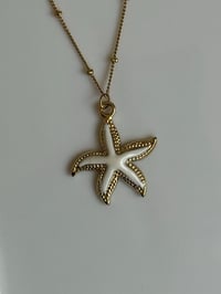 Image 2 of White Starfish Necklace