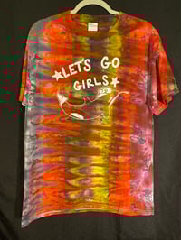 Image 1 of LARGE Lets Go Girls Orca Tie Dye Shirt 3