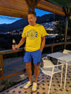 Yellow/Blue Mind, Body & Sole T-Shirt