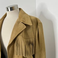 Image 5 of Vintage Suede Fringe Hem Leather