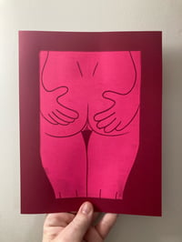 Image 1 of 'Handful' Blockprint (Limited Pink Edition)