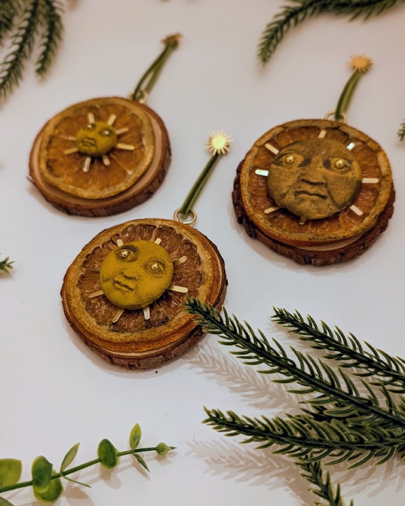 Winter Solstice Sun Charm