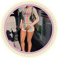  Multi-Color Plaid Ultra Smooth Micro Lounge Set 