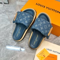 Image 8 of LV Pillow Denim Slides