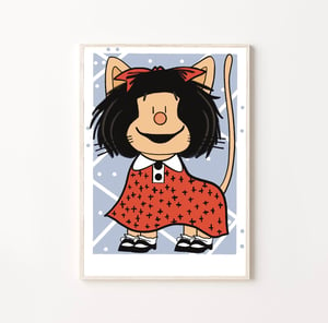 Cat ~ Mafalda print A4 / A3