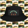 LAGOS TRAFFIC LUX COUTURE TWILL BUCKET HAT (DANFO SWAG/ GWN/WHT)