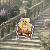 Image 1 of ☀️Lars on his Throne☀️ the OG Plushie Sticker