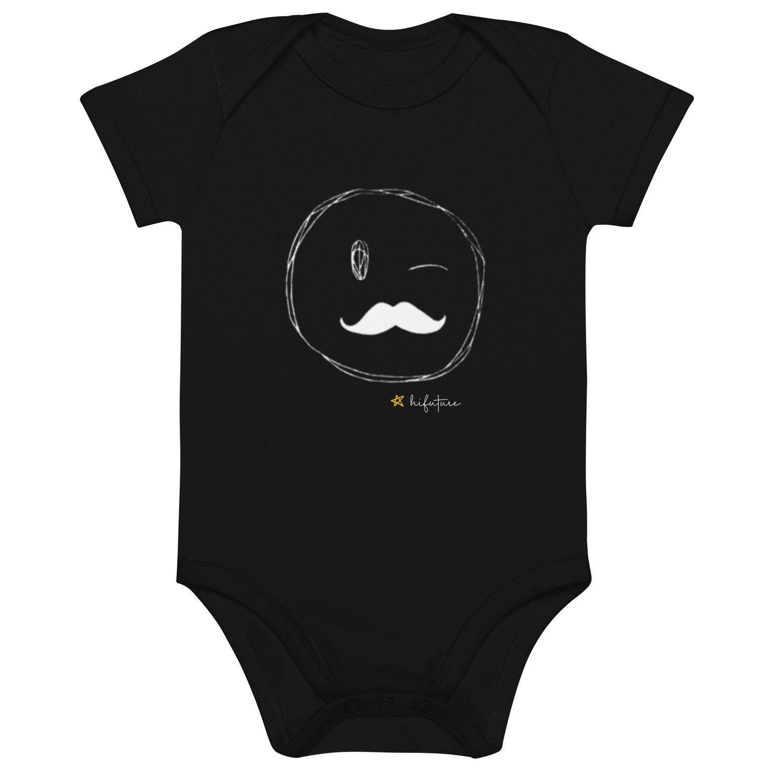 Image of Smile Organic cotton baby bodysuit