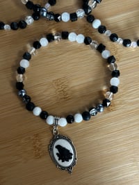 Image 7 of Deadly Damask Black Gothic Tumbler Bracelet Stack
