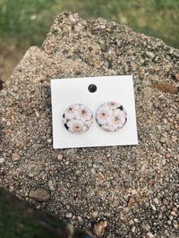 Image 3 of Clearance Button Earrings 