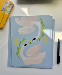 Image 1 of swan dance print