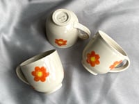 Image 4 of Orange Flower Decorated Mug