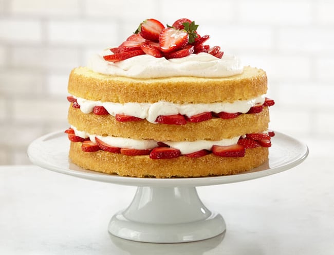 Loaded Strawberry Cake