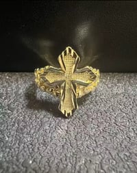 Image 14 of 14k Gold Plated Nugget Rings
