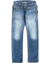 Image 2 of Cabane de Zucca "Double Waist Bucket" Denim - 32.