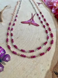 Image 4 of Ruby Love Link Necklace 