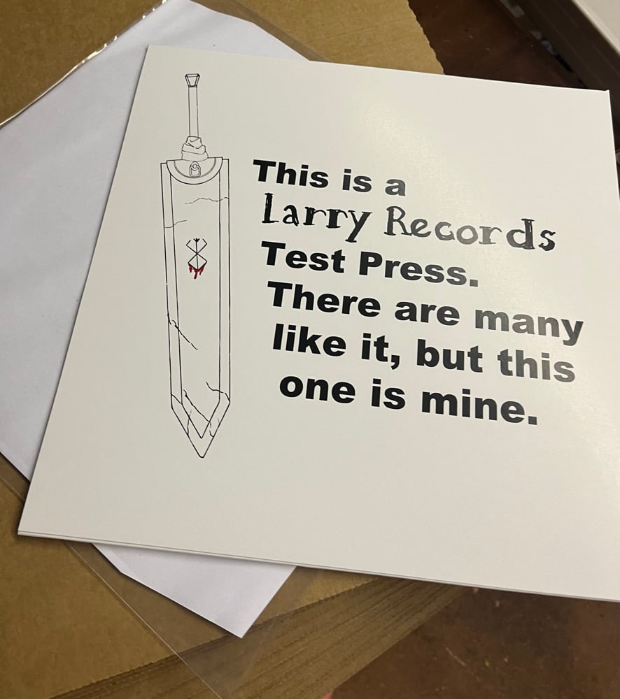 TEST PRESSSSSES | LARRY RECORDS SUPERSTORE