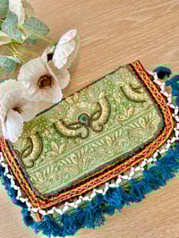 Image 1 of India Clutch Bag - Green