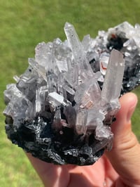 Image 16 of Specularite Quartz Points Cluster #1788